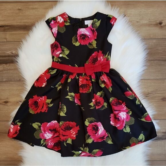 The Children's Place Floral Party/Holiday Dress Size Small - Picture 1 of 3